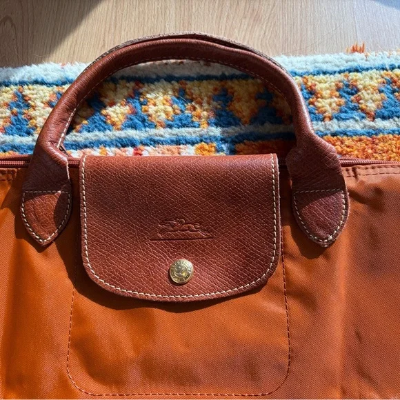 Longchamp Le Pliage M Tote Burnt Orange - Picture 3 of 9